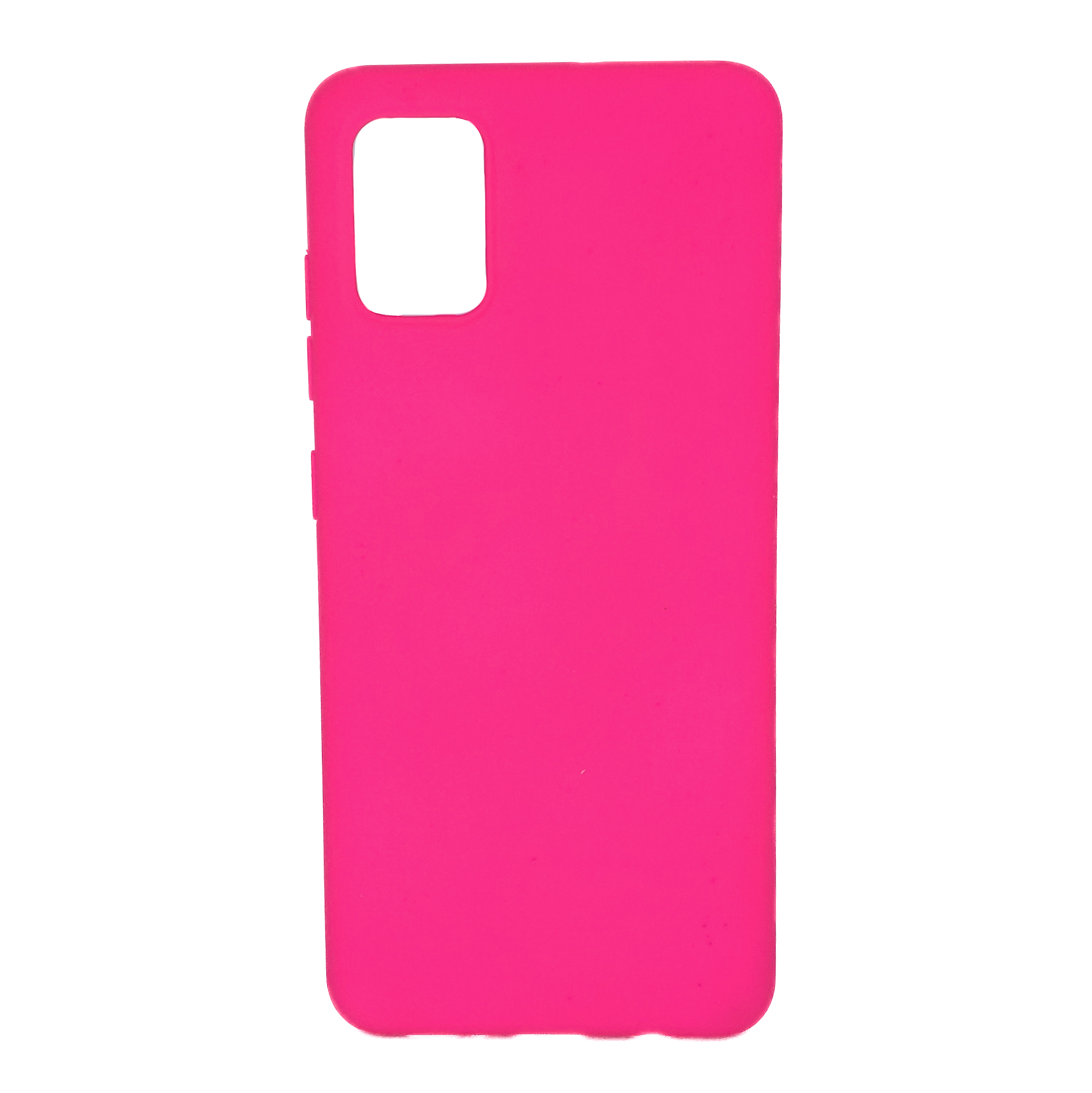 Protectores para celular  para Samsung  A51 Funda de silicona con felpa Fucsia